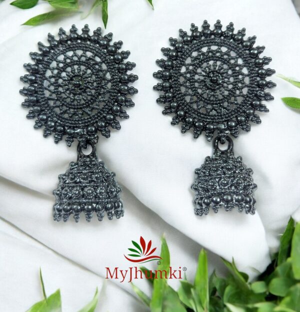 Oxidised Jhumka Earring For Women